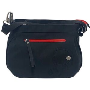 Haiku Black Nylon Canvas Lunch Bag - Like New